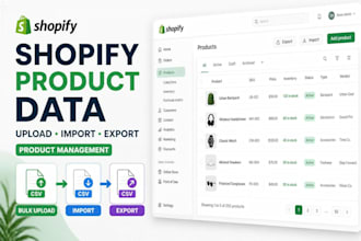 upload product import product add product export product shopify data entry csv