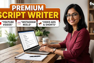 write creative concepts and engaging video scripts
