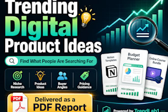 find trending digital product ideas