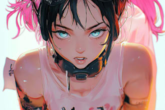 draw original anime style fan art and illustration