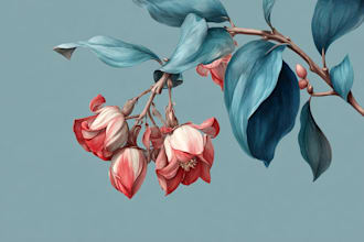 draw a botanical illustration for you