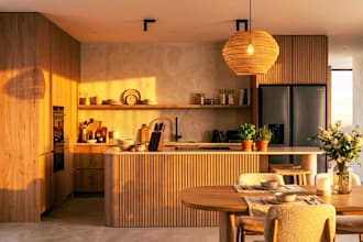 create photorealistic modern interior rendering