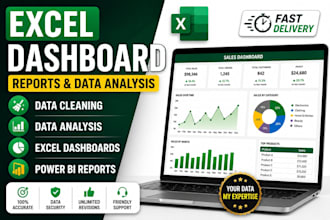 create interactive excel dashboards and reports