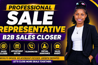 sales closer sales representative appointment setter telemarketing sales agent