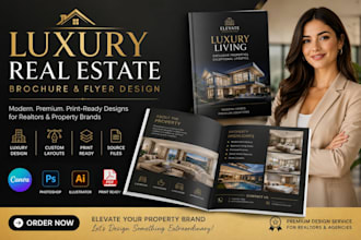 design editable real estate brochure design or templates for you on canva