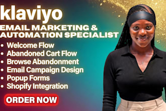 set up klaviyo email marketing automation and shopify email flows