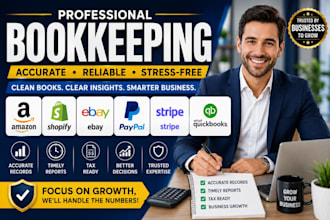 do amazon shopify ebay paypal stripe square bookkeeping qb