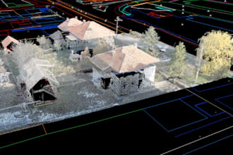 do point cloud extraction to 2d and 3d autocad drawings