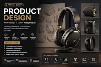 do industrial 3d product design