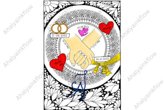 create personalized mandala artwork for your loved ones