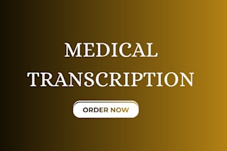 do professional medical transcription of healthcare audio and reports