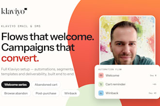 do klaviyo flows setup, email automation and email marketing