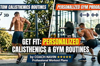 create customized workout plans for your needs