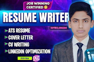 write ats human resources, IT and finance resume and cover letter