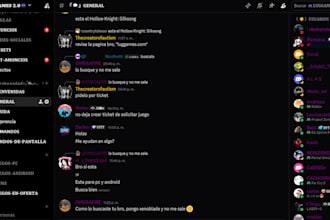 creacion de servidores de discord