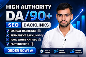 do high da manual link building with white hat dofollow SEO backlinks