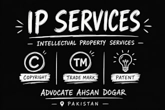 provide professional trademark copyright and IP services