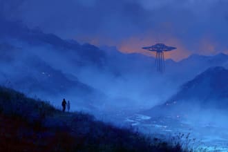 create  sci fi concept scene