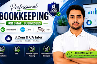 do bookkeeping and bank reconciliation using quickbooks or xero