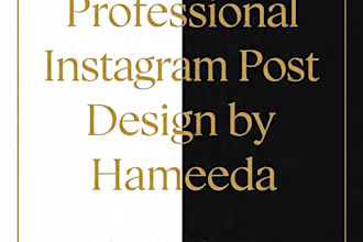 design 5 professional instagram post for your business