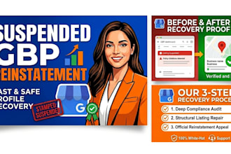 fix suspended google business profile and do gmb reinstatement