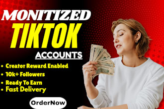 grow and monitize UK,USA,france,canda accounts with creative reward program