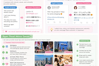 localize social media and fandom content into japanese