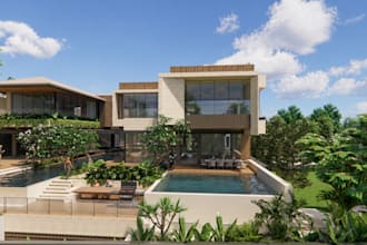 design landscape, garden, backyard, frontyard and pool