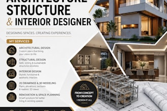 architectural structural and interior design drawings
