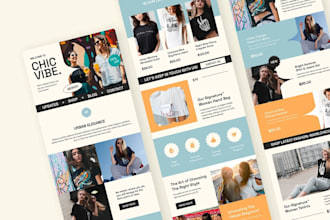 design professional ecommerce email templates for your brand