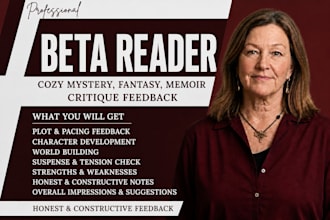 beta read cozy mystery, memoir, beta reader, romance, fantasy novel beta reader