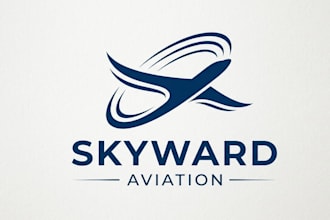 design a unique logo about airline, aviation with original concept