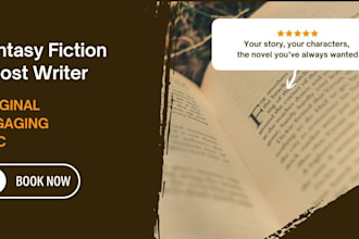 ghostwrite your fantasy novel or short story