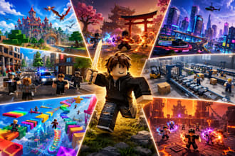 build custom roblox map, ooby, simulator anime world pvp arena tycoon game lua