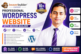 be your beaver builder expert for wordpress website