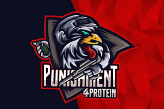 design creative turkey gunners mascot sport logo