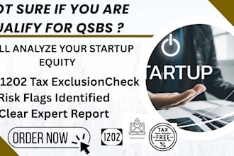 analyze your qsbs eligibility for tax free startup gains