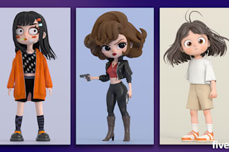 sculpt cute 3d character models