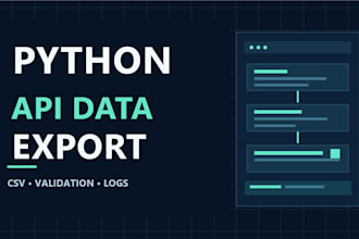 build a python script to export API data to CSV