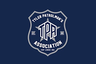 design superb modern police logo with satisfaction guaranteed