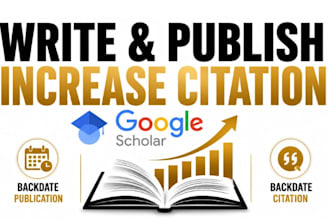 increase google scholar citation, write and publish article for eb1