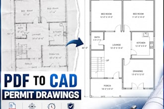 create adu, house and remodel permit drawings