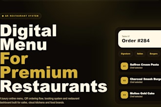 build a restaurant website with online menu