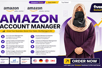 provide amazon brand management for seller and vendor