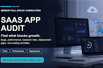 audit fix and scale your web app or saas