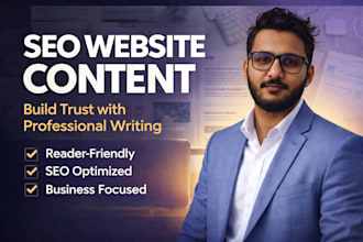 write SEO website content for your business website