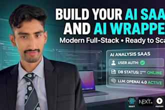 build your custom ai saas web application and ai wrapper