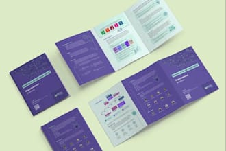 brochure design, product booklet, and catalog design