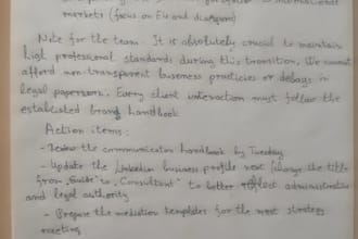 professionally type or transcribe handwritten notes into clean word document