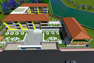 design architectural site plan, master plan, and urban landscape